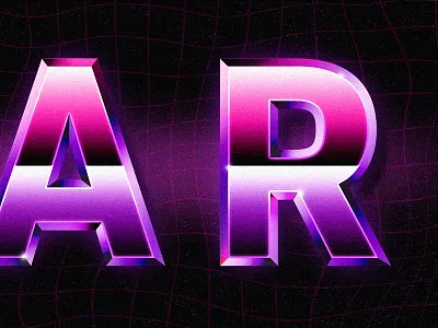 Experiments 2.0 design drop cap retro tron type typography