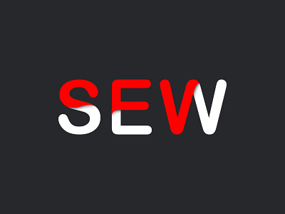 Sew sew type typography