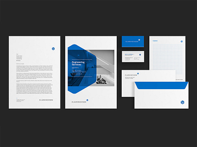 Clark Nexsen Identity System architecture branding color design engineering identity logo logotype