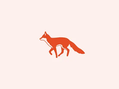 Foxy drawing fox handdrawn handmade logo