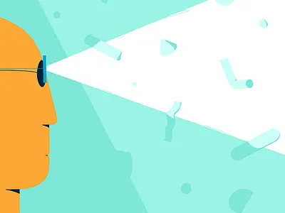 Guy with glasses applepencil ipadpro procreate