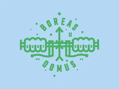 Boreas Domus arrow bike home monoline north northern texture vector