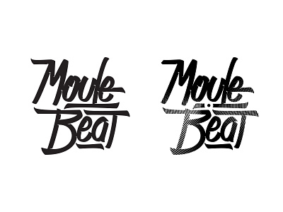 Moule-beat beat black branding festival graphicdesign handlettering illustrator lettering logo music vector