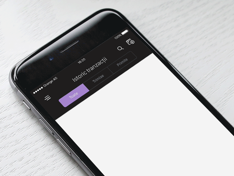 Transaction history animation card design flat gif interaction ios principle product sketch ui ux