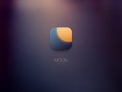 app icon - MOON app icon daily ui icon moon