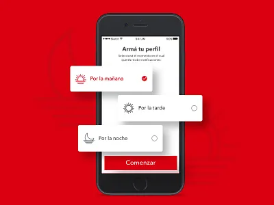 Onboarding design - WIP - bank design fintech innovation onboarding red simple time ui ux