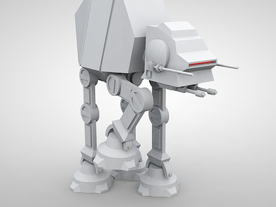 Lil At-At (WIP) at at cinema4d starters