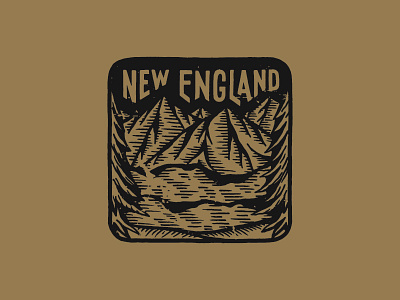 New England design drawing graphic design handmade illustration new england traditional