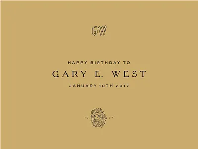 The west is the best branding icon illustration lion logo mark typography