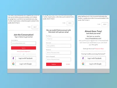 Adding SSO To Our Community Features design mobile product sso ux