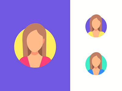 Personal Avatar Update avatar character face flat illustration profile vector