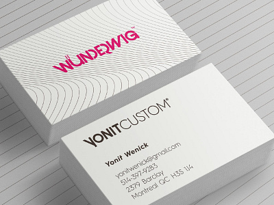 WÜNDERWIG - direction 2 branding business card cards identity lines logo print stationery tech typography visual identity