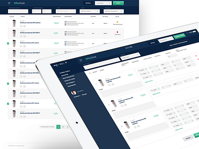 OfferDesk web app app design desk desktop interface offer offers print ui ux web