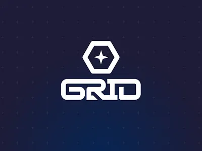 Grid Logo brand branding grid identity logo retro