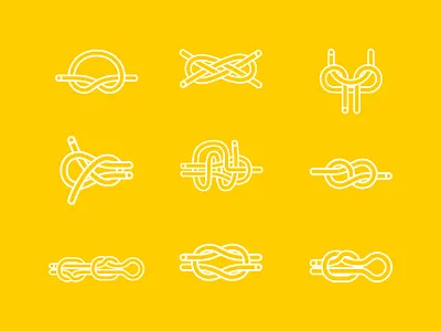 Knotty Icon Collection design graphic design icons illustration minimal