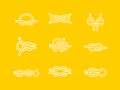 Knotty Icon Collection design graphic design icons illustration minimal