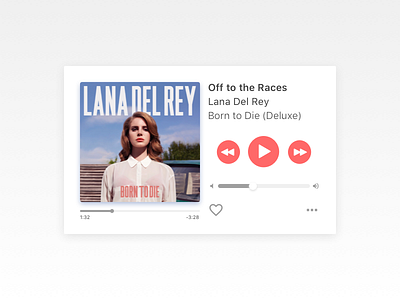 Music Widget UI music player ui widget
