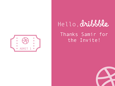 Dribbble Thanks draft dribbble dribbble invite prospect welcome