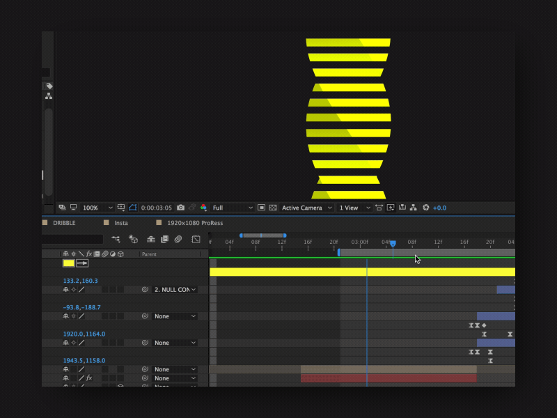 Behind the Curtain bts color focus lab graphic green motion