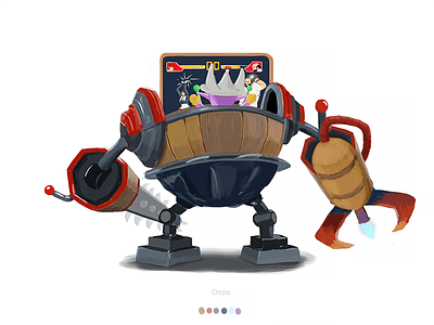 My first shot! dota2 illustrator timbers