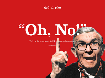 404 Page 404 error george burns god red