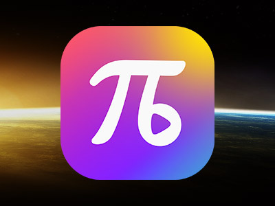 Pitube Logo app icon logo pi π