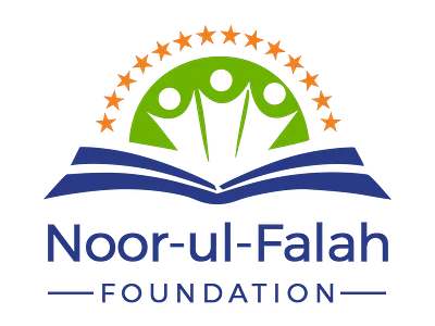 Noor Ul Falah Foundation - Islamic Logo islamic logo kids school logo logo design muslim logo muslim school logo ngo logo