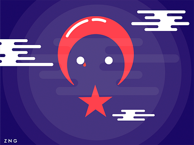 Terrorism in Turkey cry dribbble moon star terrorism turkey