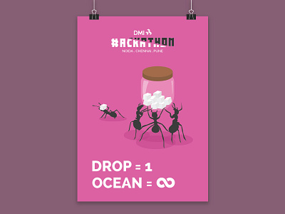 Drop = 1 ant hackathon pink team