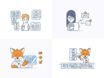 Brand Character Illustrations