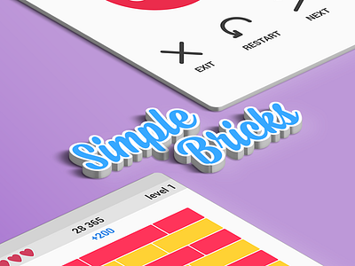 Mobile game design game material minimalistic mobile simple