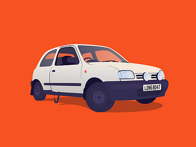 The Longboat car illustration micra nissan