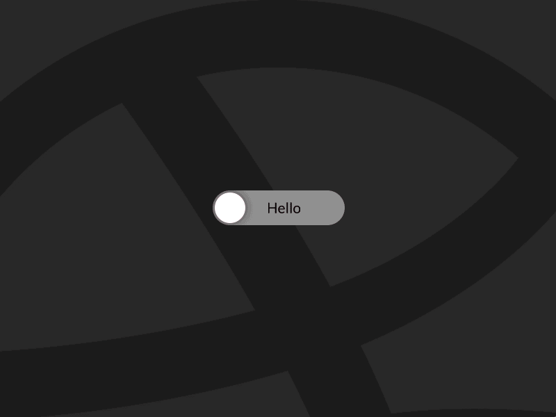 Hello Dribble animation framer switch
