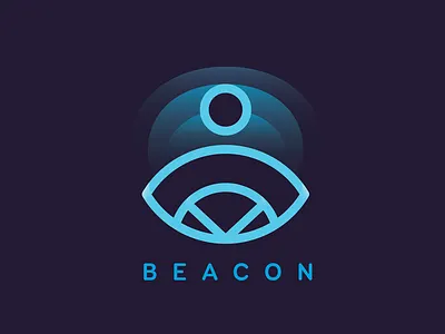 Beacon Logo brand branding design icon illustration logo mark planet rocket space vector