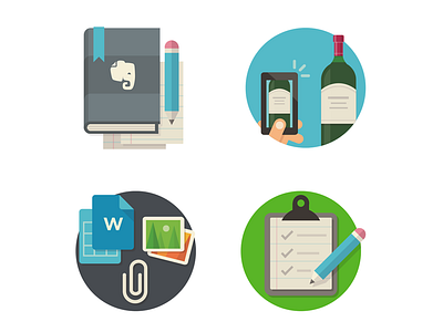 Evernote adobeillustrator evernote illustration vector wacom