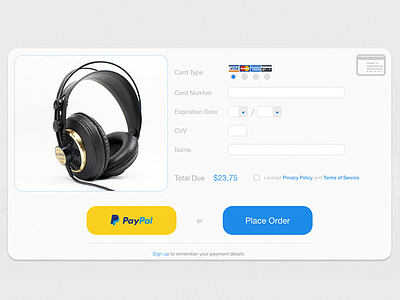 002 - Checkout #dailyui appdesign christian seymour dailyui debut interface raidgear sign up ui webdesign