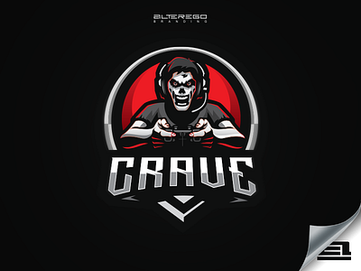 Crave Personal Logo alterego alterego branding esports esports logo mascots personal logo sport logo