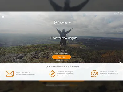 003 - Landing Page #dailyui appdesign christian seymour dailyui debut interface raidgear sign up ui webdesign