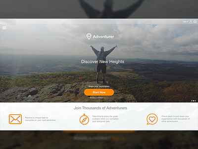 003 - Landing Page #dailyui appdesign christian seymour dailyui debut interface raidgear sign up ui webdesign