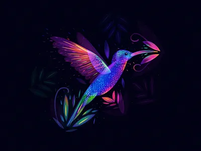 Colibri World bird colibri light