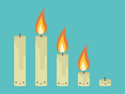 Candles candle cute kawaii oh noes