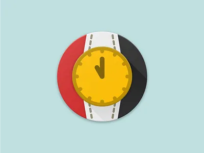 Eleven app icon clock egypt flag material design watch widget