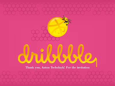 Thank You For The Invite debut dribbble invite shot