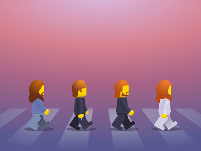 the Beatles illustration