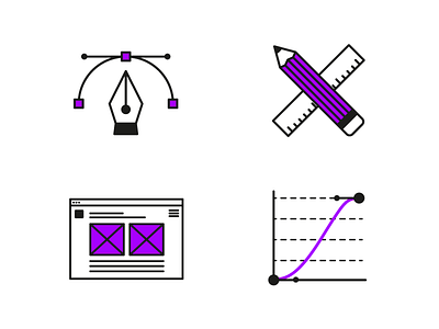 Creative Icons creativity design icons illustration vector