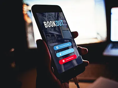 Bookout WIP app books signin screen splash screen store ui ui design ux ux research