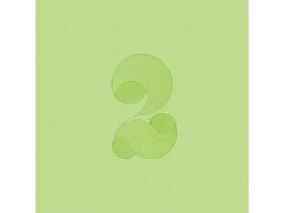 '2' for 36 days of type 2 circles design ferranhead font illustrator number type typography