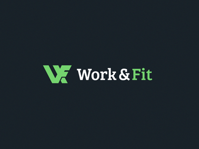 Work&Fit fit fitness logo logotype mark sport workandfit workfit