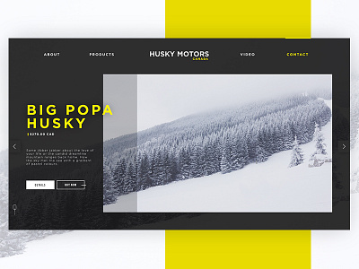 Husky Motors [WIP] hero landing page motor