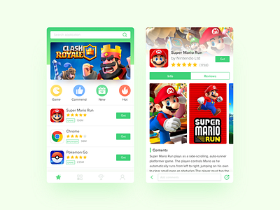 Application Market app application dailyui interface market mobile ui ux